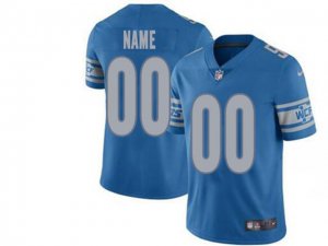 Detroit Lions #00 Blue Vapor Limited Custom Jersey