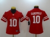 Women's San Francisco 49ers #10 Jimmy Garoppolo Red Vapor Limited Jersey