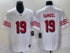 San Francisco 49ers #19 Deebo Samuel Alternate White Vapor F.U.S.E. Limited Jersey