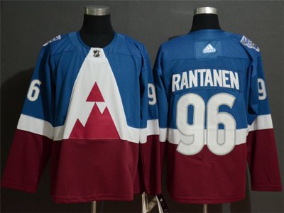 Colorado Avalanche #96 Mikko Rantanen Blue/Burgundy 2020 NHL Stadium Series Jersey