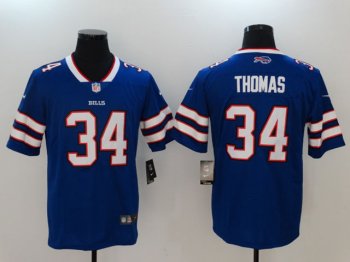 Buffalo Bills #34 Thurman Thomas Blue Vapor Limited Jersey