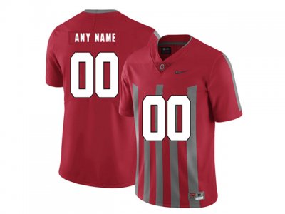 NCAA Ohio State Buckeyes Custom #00 Red Elite College Football Jersey
