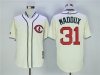 Chicago Cubs #31 Greg Maddux Cream 1929 Throwback Cool Base Jersey