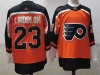 Philadelphia Flyers #23 Oskar Lindblom Orange 2021 Reverse Retro Jersey