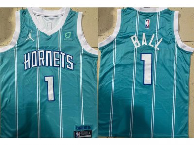 Youth Charlotte Hornets #1 LaMelo Ball Teal Swingman Jersey