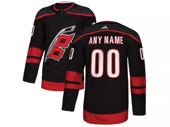 Carolina Hurricanes Custom #00 Black Jersey