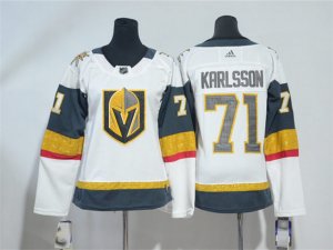 Vegas Golden Knights #71 William Karlsson White Jersey