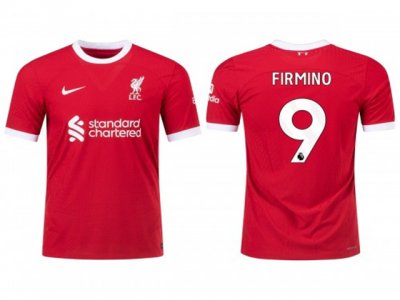 Club Liverpool #9 ROBERTO FIRMINO Home Red 2023/2024 Soccer Jersey