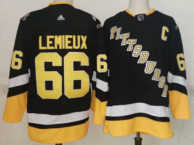 Pittsburgh Penguins #66 Mario Lemieux 2021/22 Alternate Black Jersey - Click Image to Close