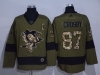 Pittsburgh Penguins #87 Sidney Crosby Olive Jersey