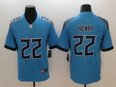 Tennessee Titans #22 Derrick Henry Light Blue Vapor Limited Jersey