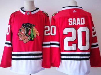 Chicago Blackhawks #20 Brandon Saad Red Jersey