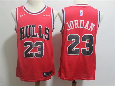 Youth Chicago Bulls #23 Michael Jordan Red Swingman Jersey
