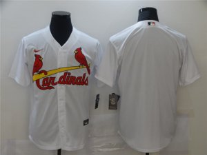 St. Louis Cardinals Blank White Cool Base Team Jersey