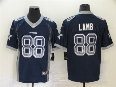 Dallas Cowboys #88 CeeDee Lamb Navy Drift Fashion Limited Jersey