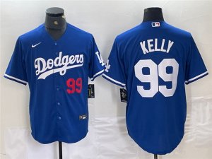 Los Angeles Dodgers #99 Joe Kelly Royal Blue Alternate Limited Jersey