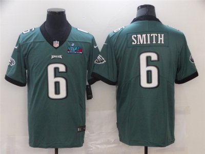 Philadelphia Eagles #6 DeVonta Smith Green Super Bowl LVII Limited Jersey
