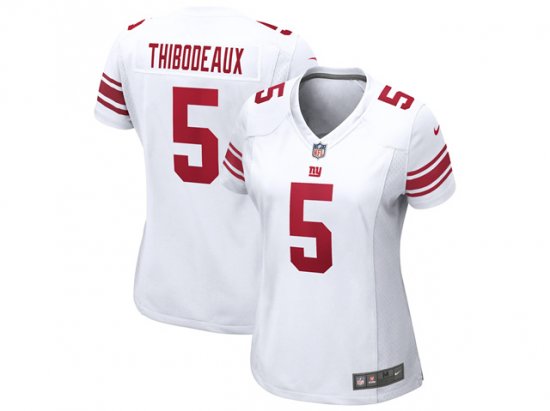 Womens New York Giants #5 Kayvon Thibodeaux White Vapor Limited Jersey