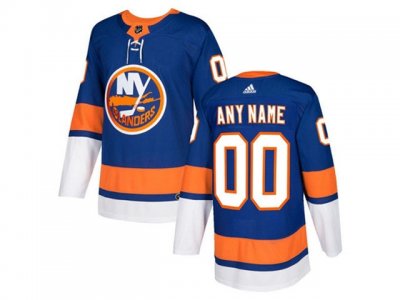 New York Islanders #00 Home Blue Custom Jersey