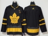 Toronto Maple Leafs Blank Black Gold Team Jersey