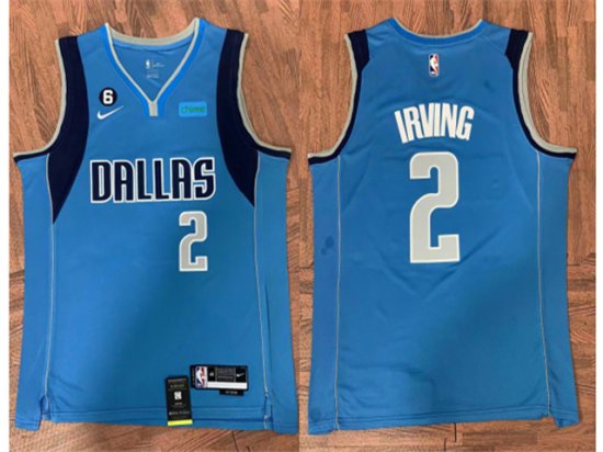 Dallas Mavericks #2 Kyrie Irving Blue Swingman Jersey
