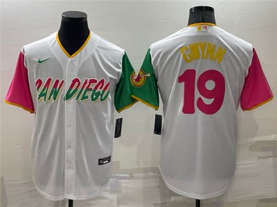 San Diego Padres #19 Tony Gwynn White 2022 City Connect Cool Base Jersey