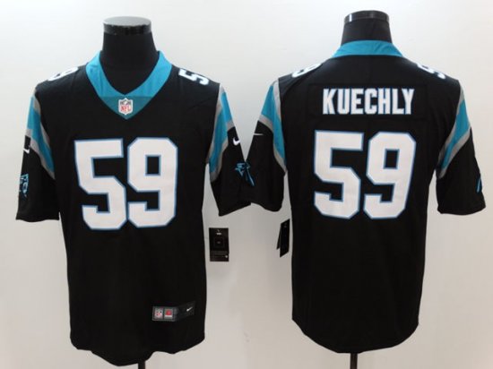 Carolina Panthers #59 Luke Kuechly Black Vapor Limited Jersey