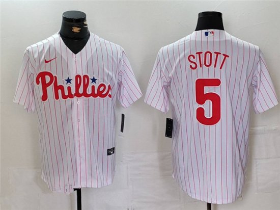 Philadelphia Phillies #5 Bryson Stott White Limited Jersey