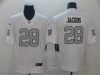 Las Vegas Raiders #28 Josh Jacobs White Color Rush Limited Jersey
