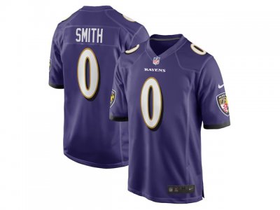 Baltimore Ravens #0 Roquan Smith Purple Vapor Limited Jersey