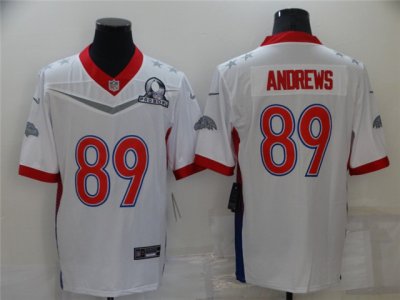 Baltimore Ravens #89 Mark Andrews White 2022 Pro Bowl Jersey