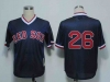 Boston Red Sox #26 Wade Boggs Mesh Throwback Navy Blue Jersey