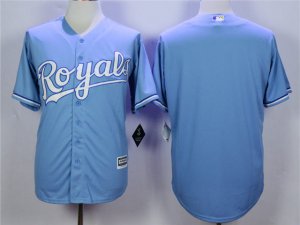 Kansas City Royals Blank Light Blue Cool Base Team Jersey