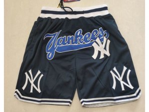 New York Yankees Just Don Yankees Navy Baseball Shorts