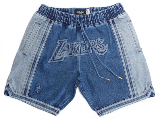 Los Angeles Lakers Just Don Blue Basketball Shorts