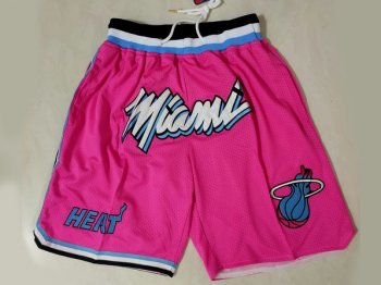 Miami Heat Just Don Pink Basketball Shorts