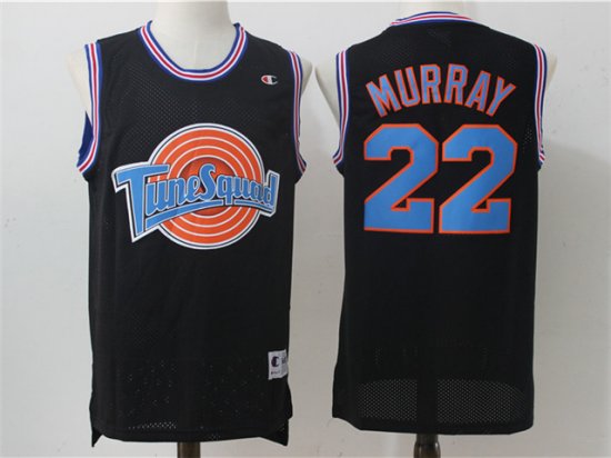 Space Jam Tune Squad #22 Bill Murray Black Jersey