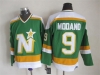 Minnesota North Stars #9 Mike Modano 1980's CCM Vintage Green Jersey