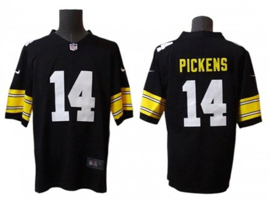 Pittsburgh Steelers #14 George Pickens Alternate Black Vapor Limited Jersey