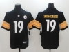Pittsburgh Steelers #19 JuJu Smith-Schuster Black Vapor Limited Jersey