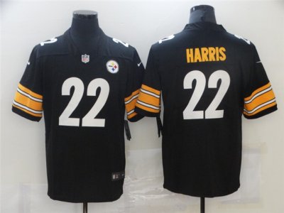 Youth Pittsburgh Steelers #22 Najee Harris Black Vapor Limited Jersey