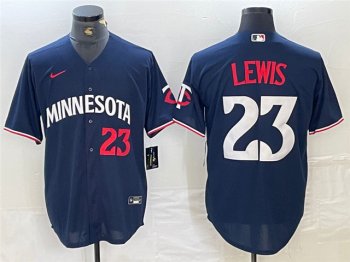 Minnesota Twins #23 Royce Lewis Alternate Navy Limited Jersey