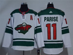 Minnesota Wild #11 Zach Parise White Jersey