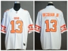 Cleveland Browns #13 Odell Beckham Jr White Team Logo Cool Edition Limited Jersey