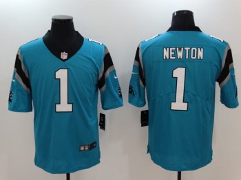 Carolina Panthers #1 Cam Newton Blue Vapor Limited Jersey