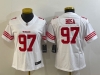 Women's San Francisco 49ers #97 Nick Bosa White 2022 Vapor Limited Jersey