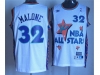 1995 NBA All-Star Game Western Conference #32 Karl Malone White Hardwood Classic Jersey