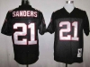 Atlanta Falcons #21 Deion Sanders Throwback Black Jersey