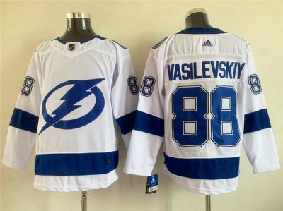 Tampa Bay Lightning #88 Andrei Vasilevskiy White Jersey