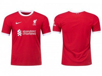 Club Liverpool Custom Blank Home Red 2023/24 Soccer Jersey